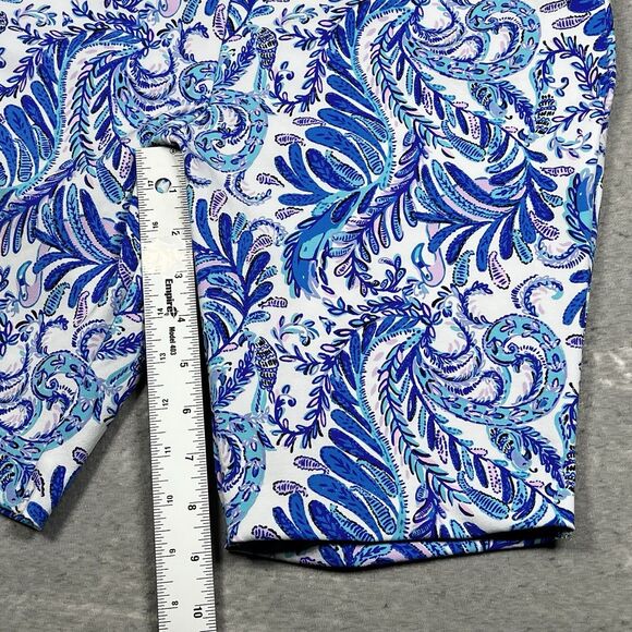 Lilly Pulitzer Shorts Womens Size Small Blue Luxletic Reid UPF 50+ Resort Golf - Picture 6 of 11